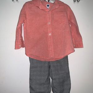Janie and Jack Set of pant and shirt